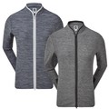 FootJoy Ladies Space-Dye Full-Zip Knit Midlayer Pullover